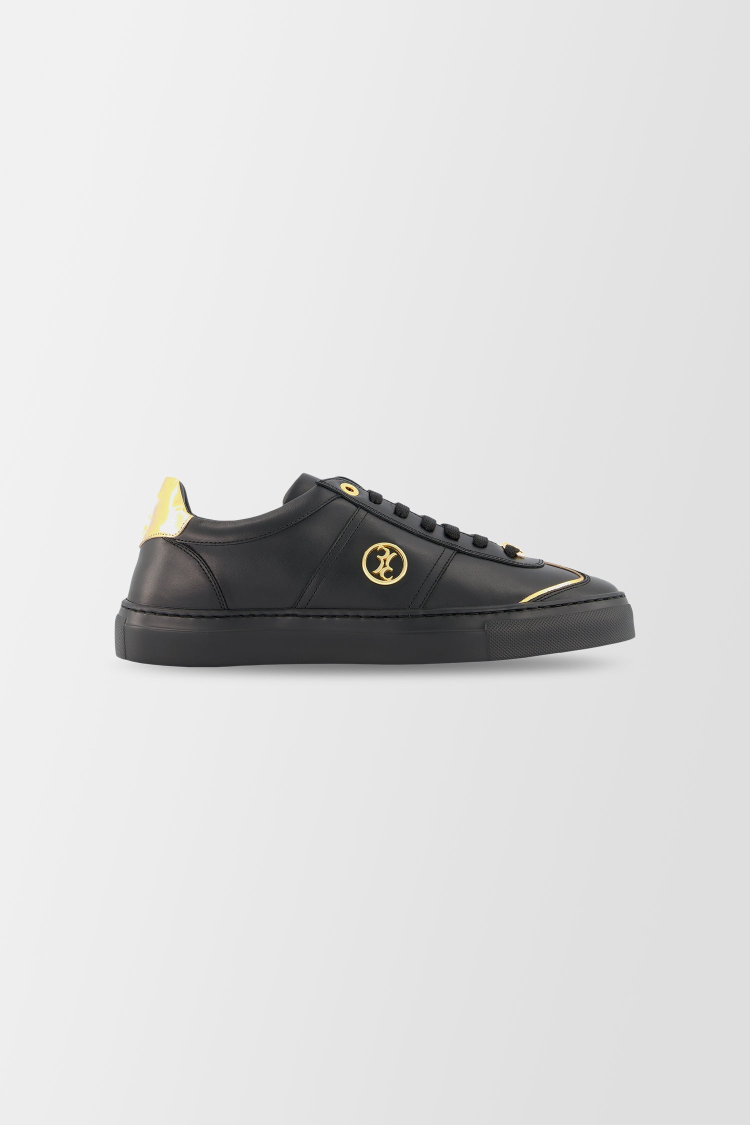 Billionaire Black/Gold Sneakers