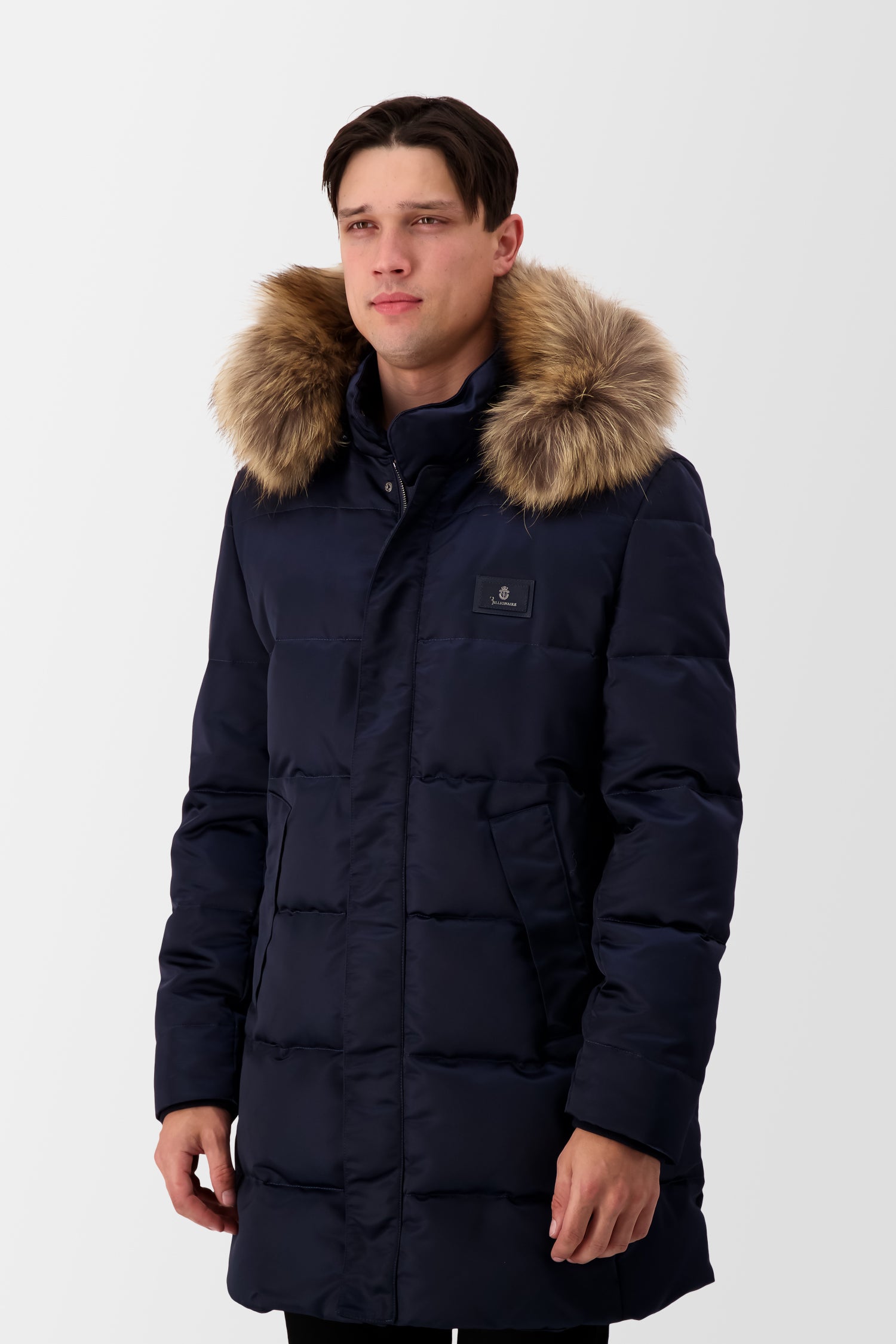 Billionaire Dark Blue Long Down Jacket