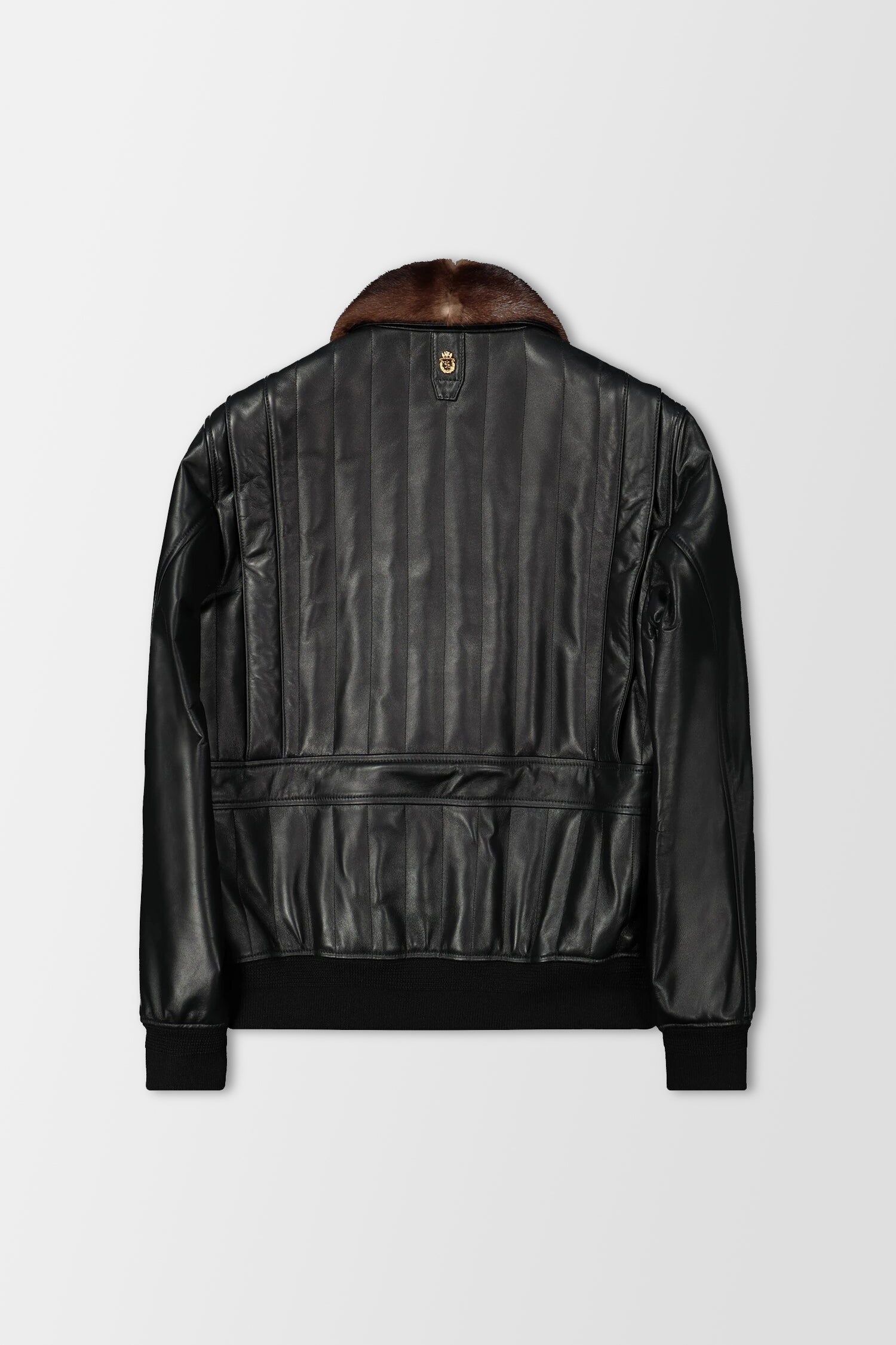 Billionaire Black Leather Jacket