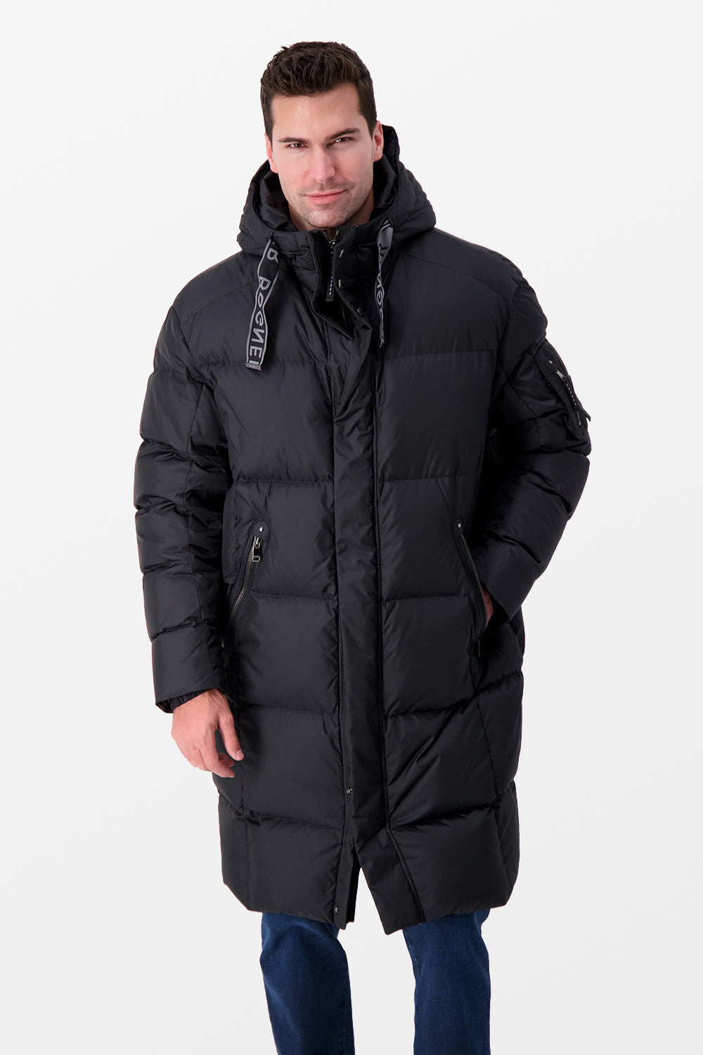 Bogner Black Long Down Jacket