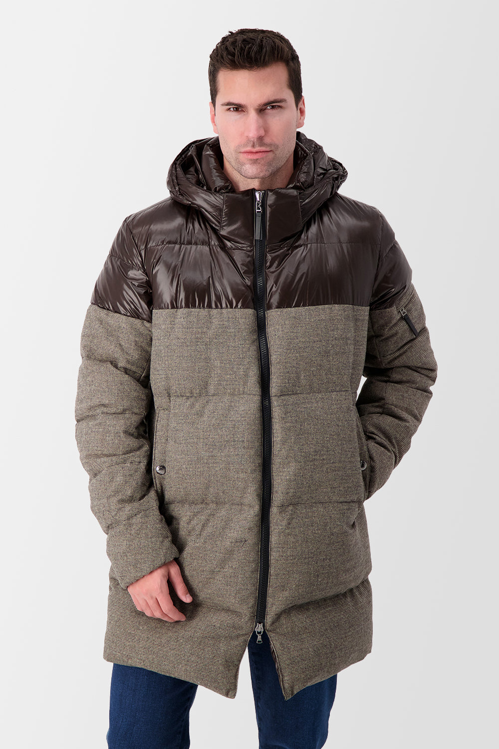 Bogner Brown Long Down Jacket