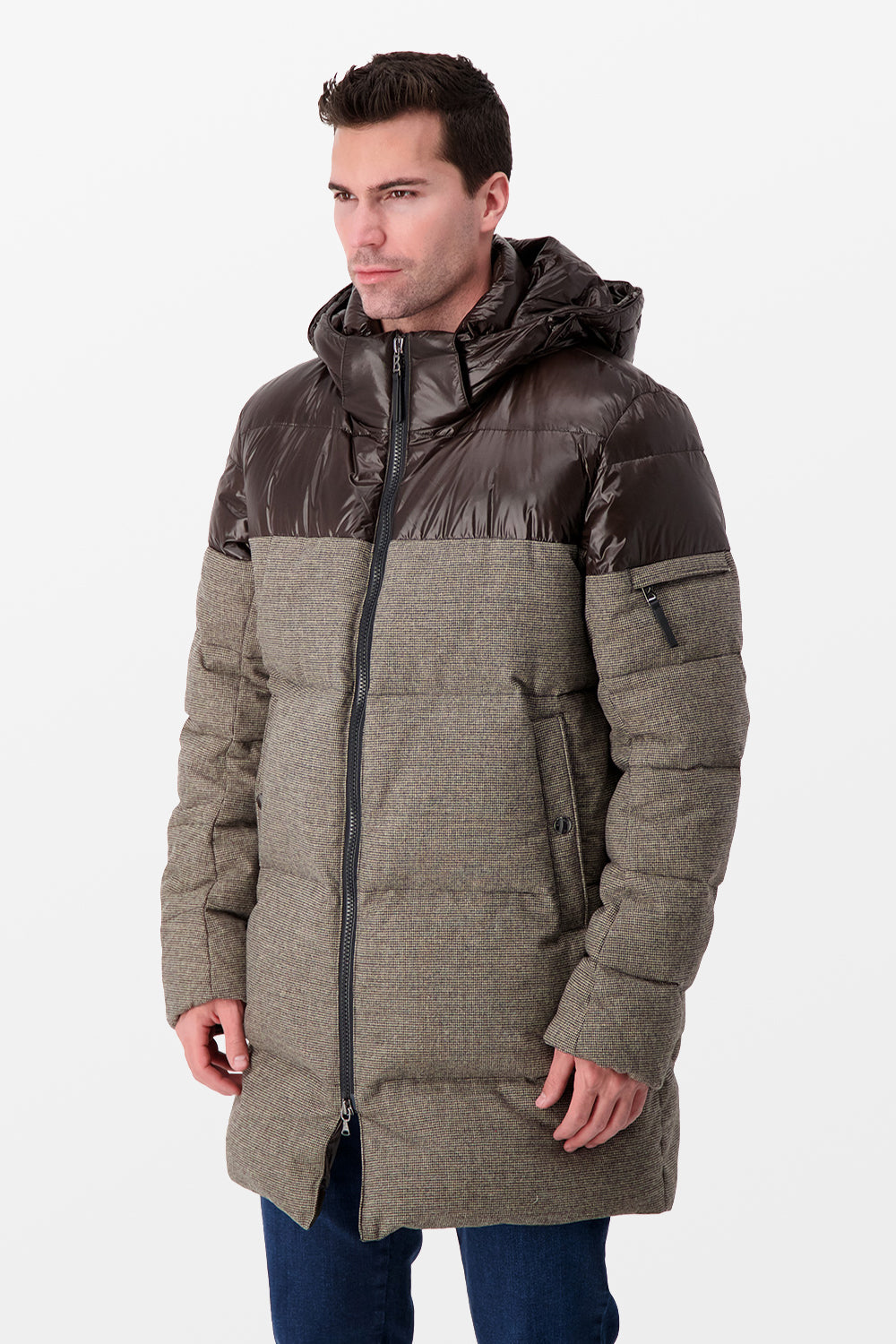 Bogner Brown Long Down Jacket