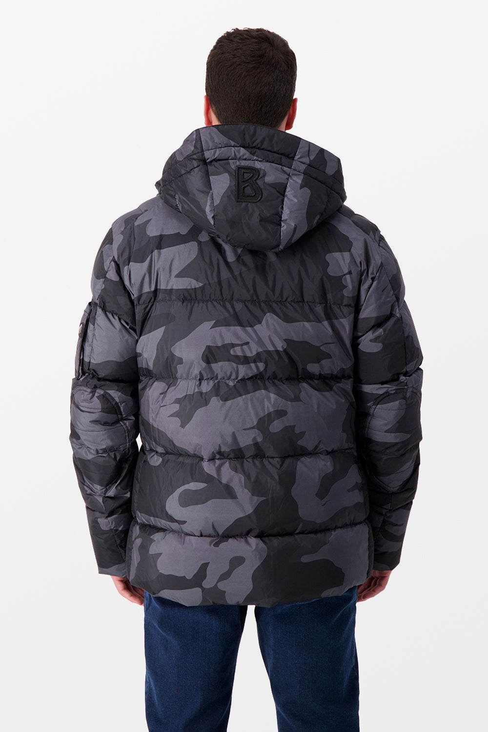 Bogner Army Grey Down Jacket