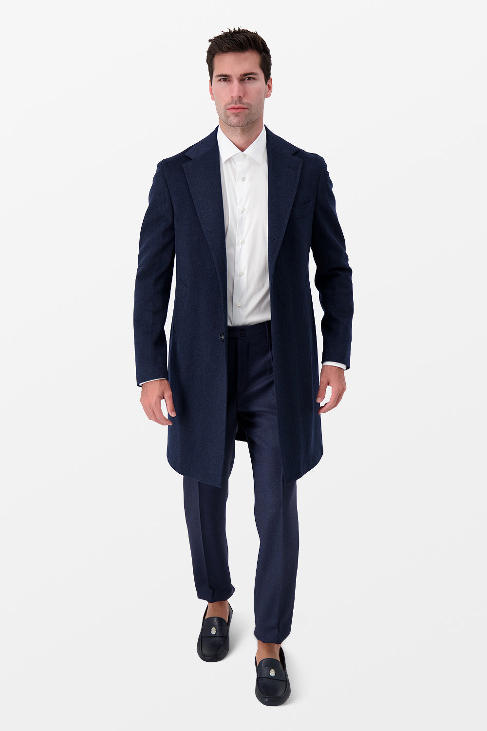 Barba Napoli Navy Brio Coat