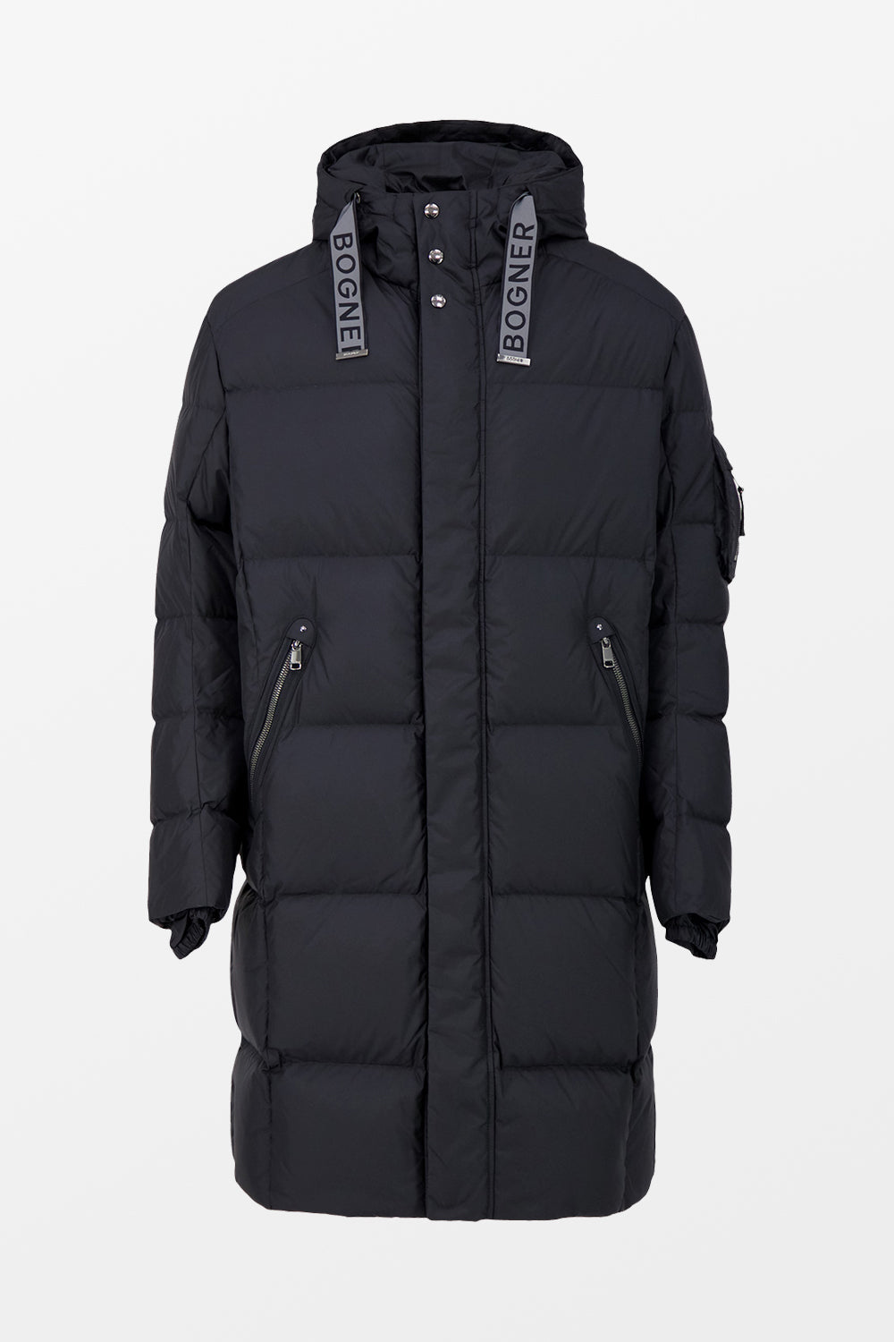 Bogner Black Long Down Jacket