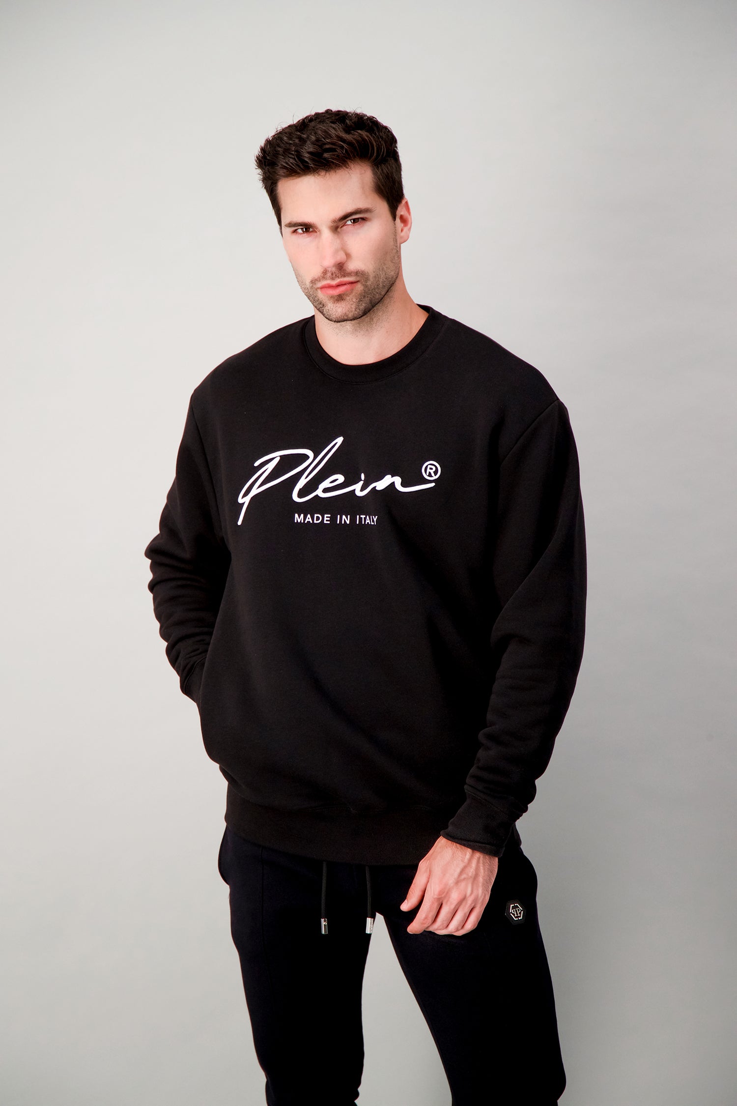 Philipp Plein Signature Black Sweatshirt