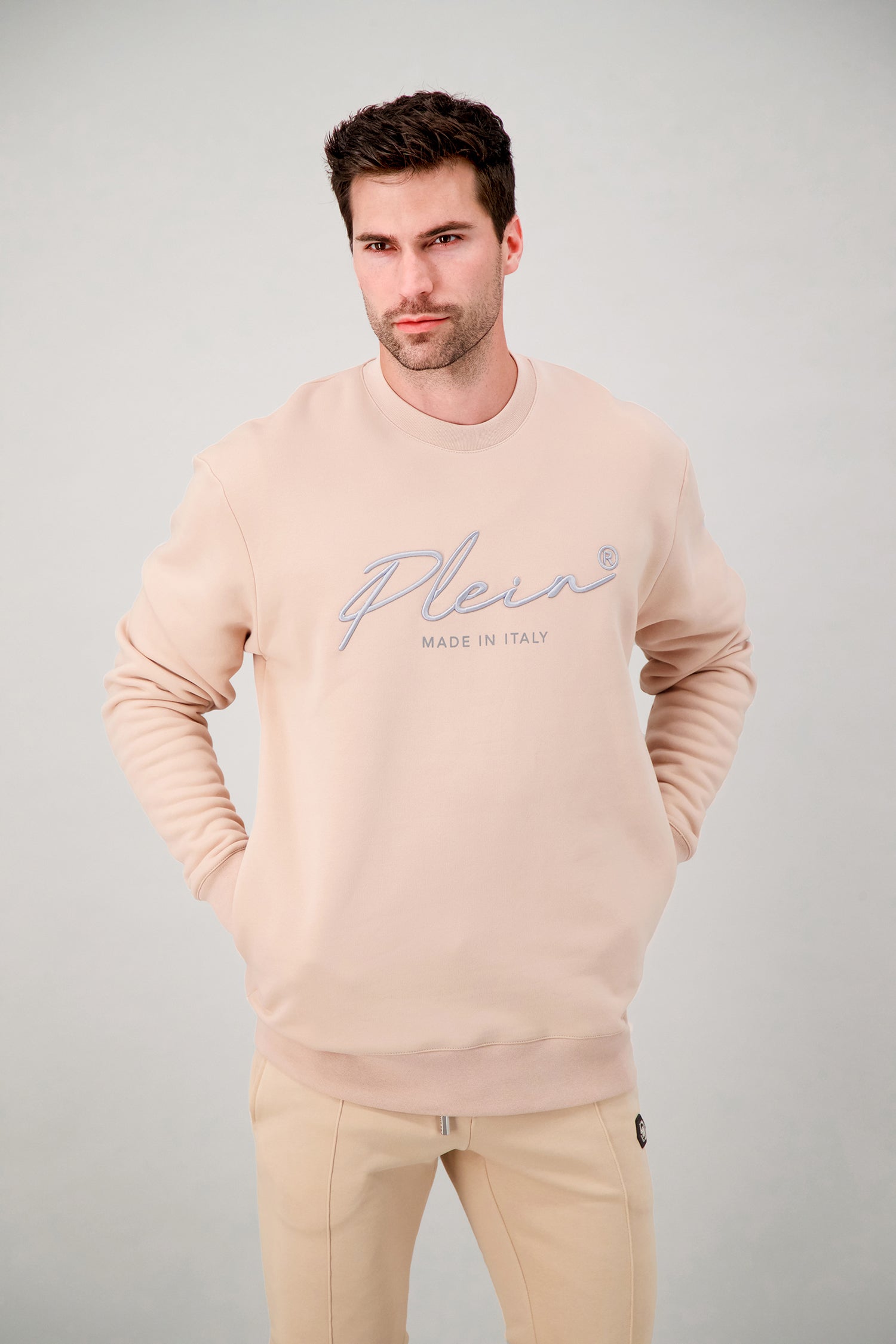 Philipp Plein Signature Beige Sweatshirt