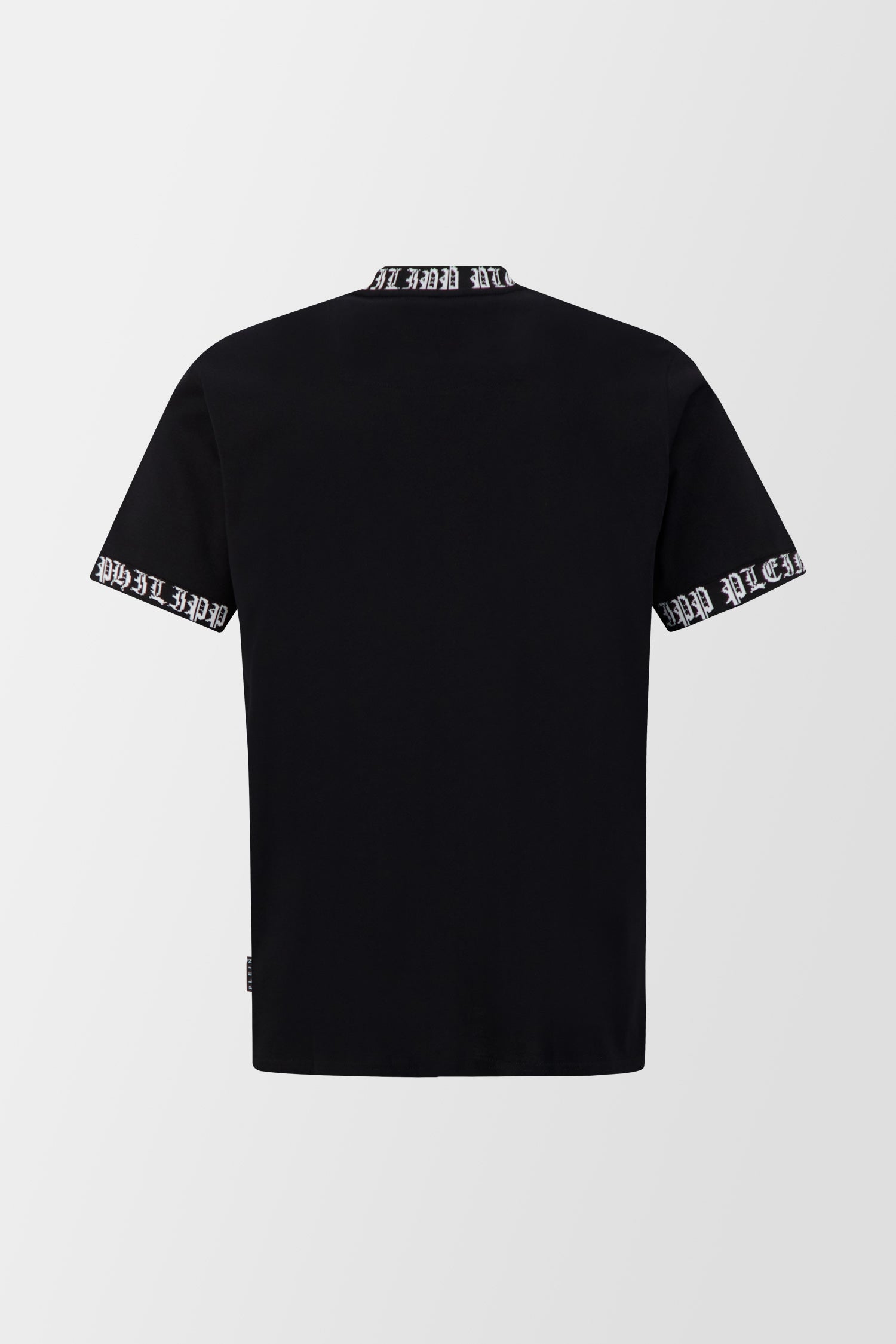 Philipp Plein Black/White Round Neck SS T-Shirt