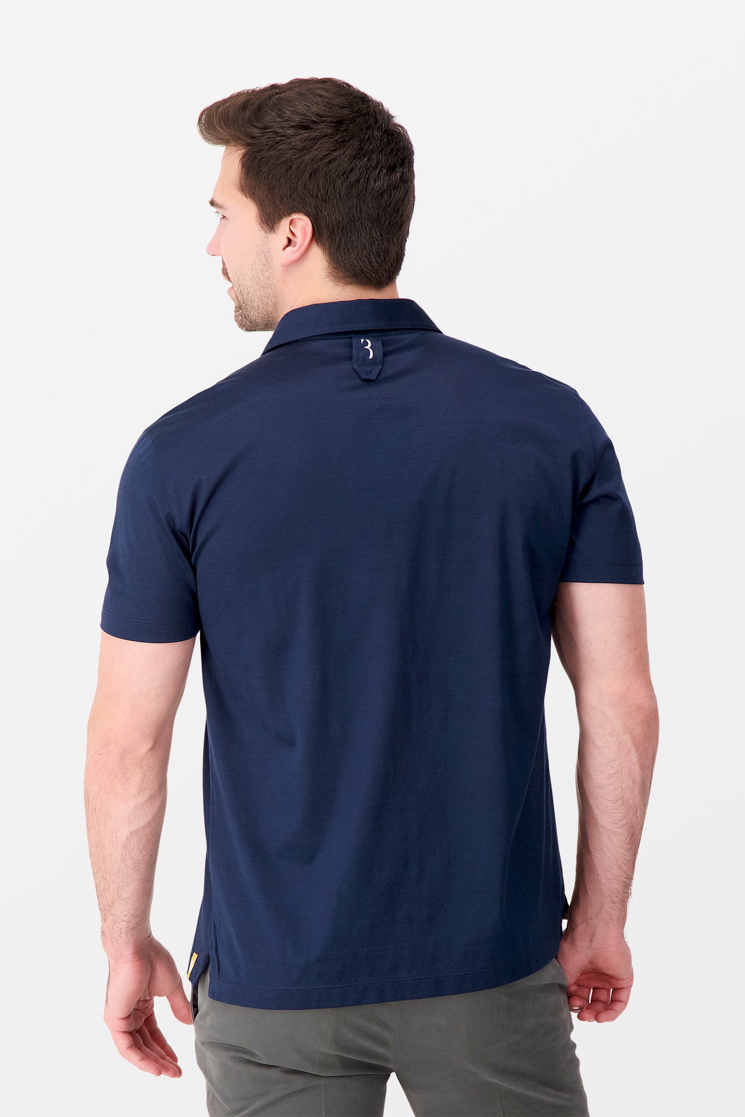 Billionaire Dark Blue Crest Polo