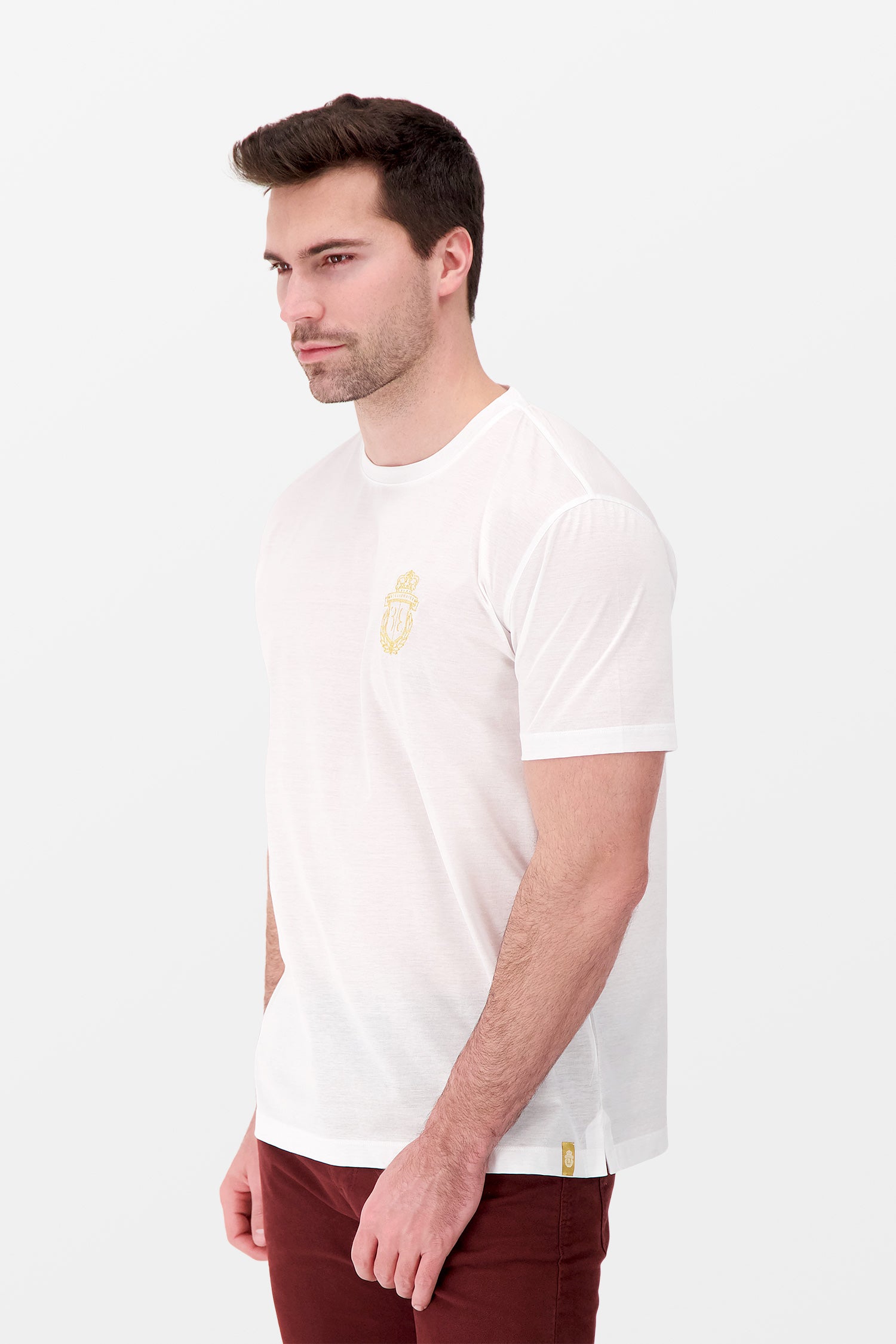 Billionaire White SS Crest T-Shirt