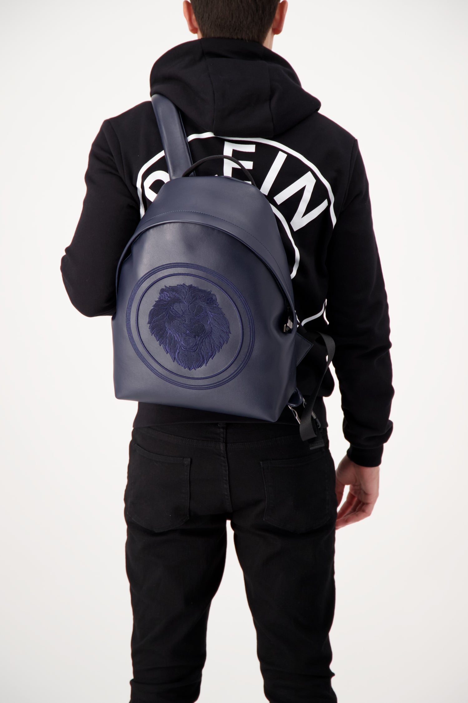 Versace lion online backpack