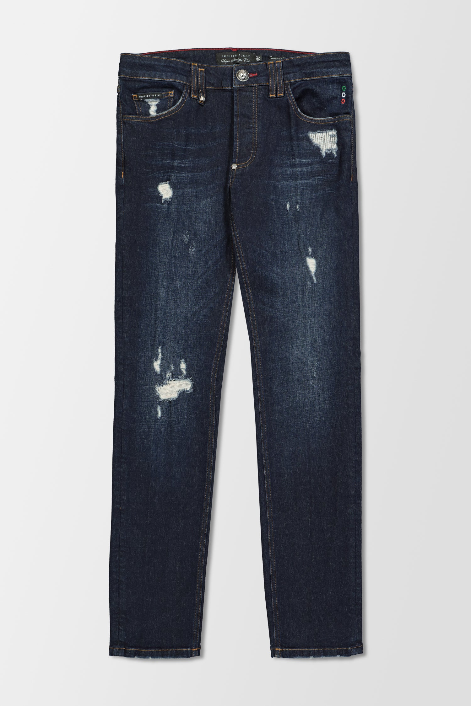 Philipp Plein Super Straight Cut Denim Original Jeans