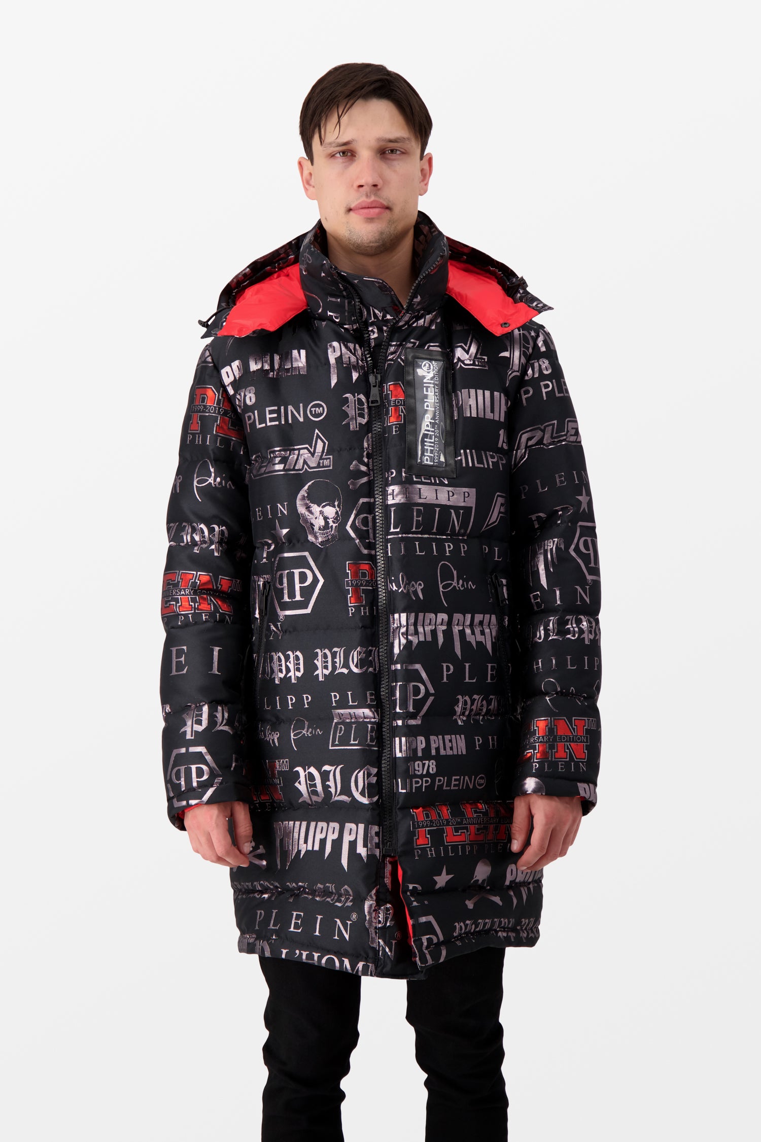 Philipp Plein Black Down Jacket