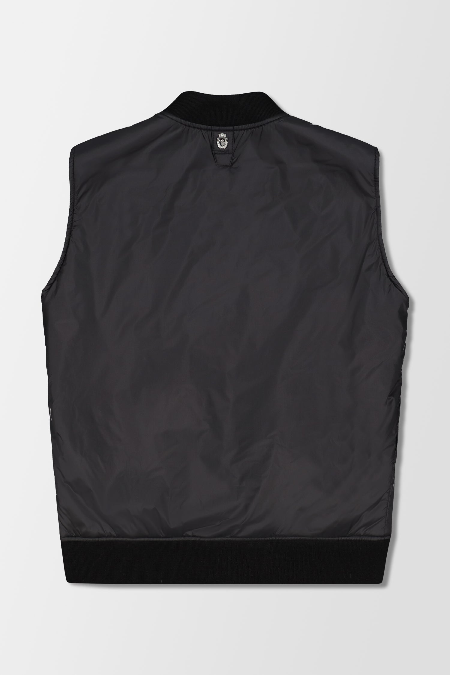 Billionaire Black/Nickel Statement Short Vest