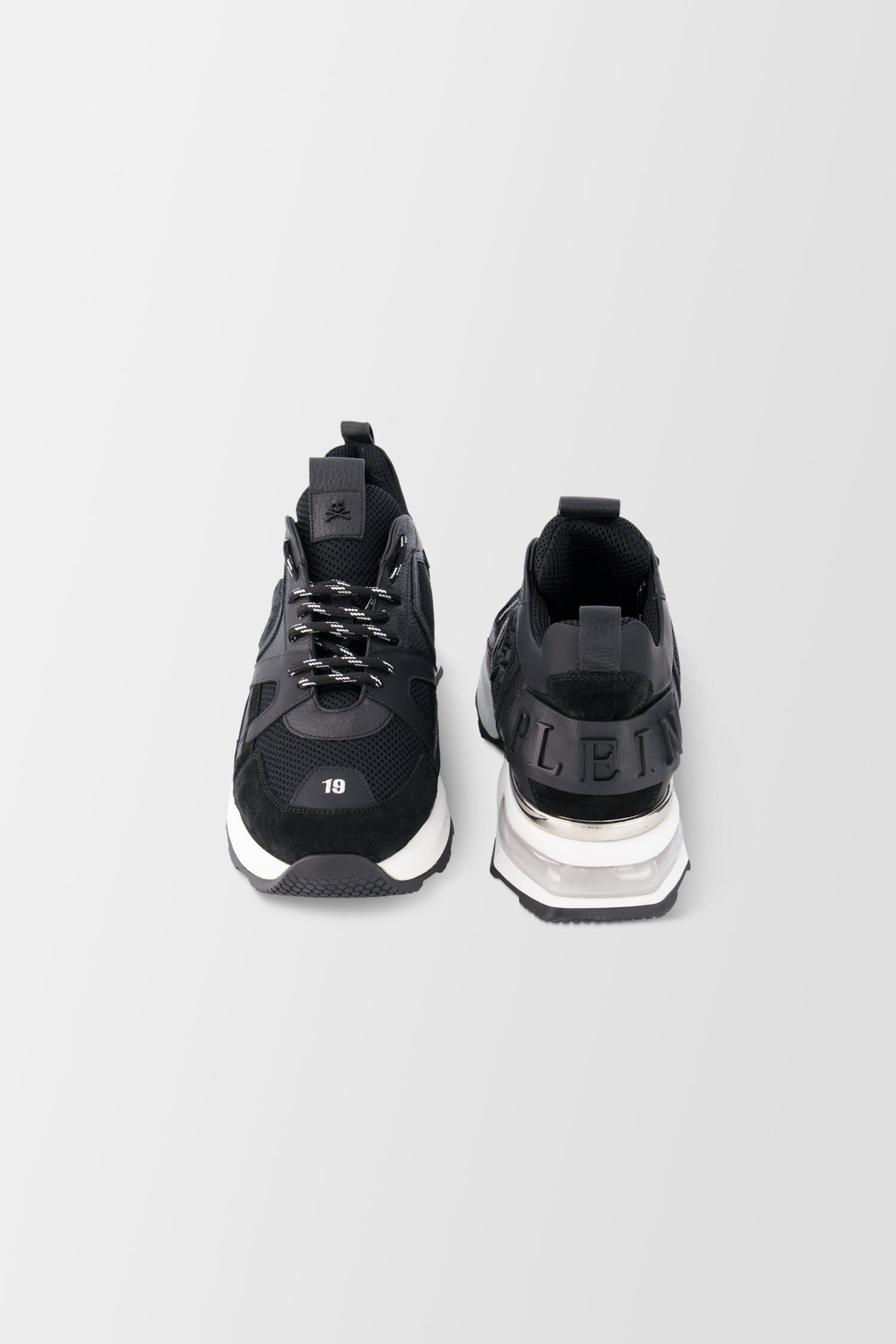 Philipp Plein Black Supercharged Sneakers