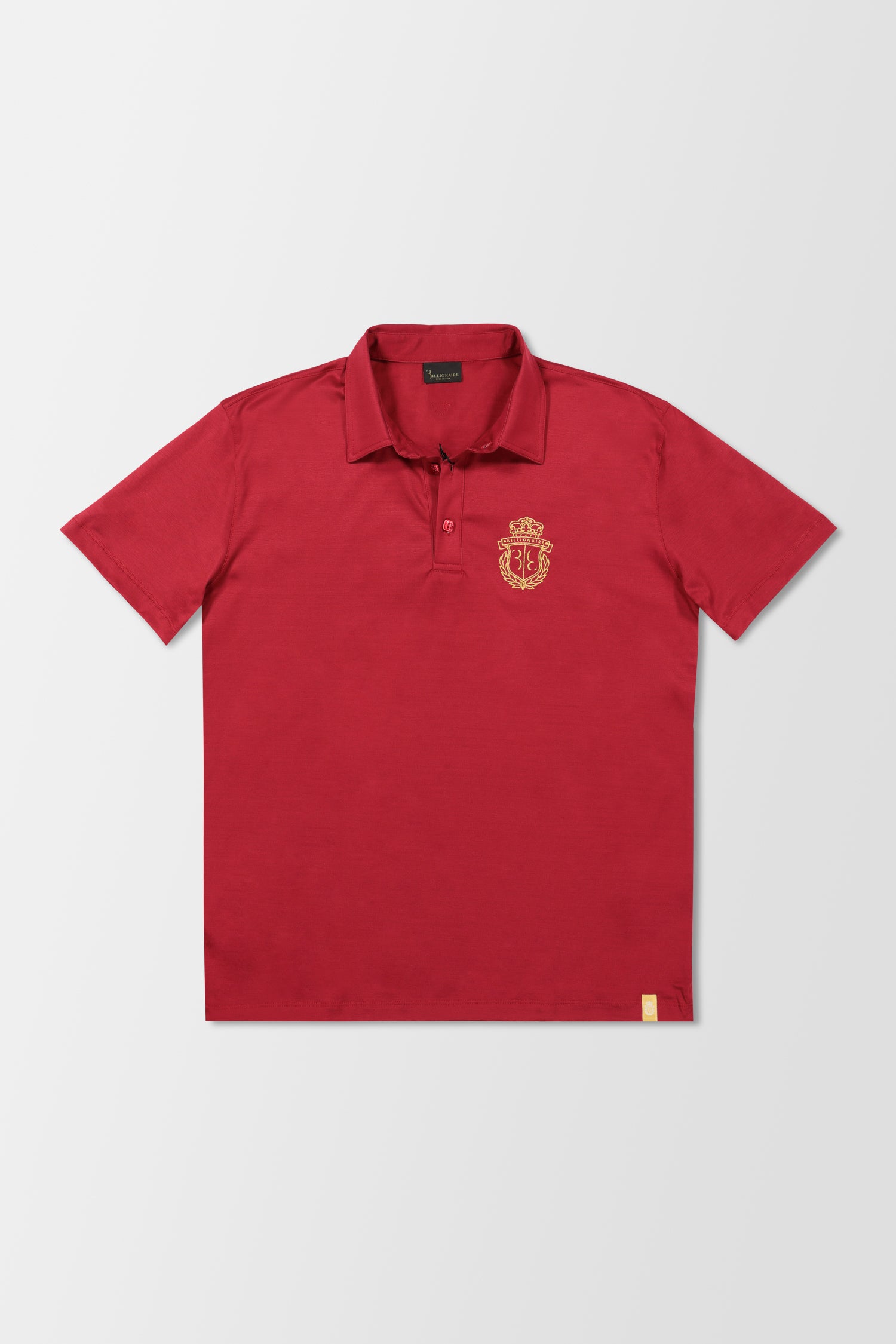 Billionaire Bordeaux SS Crest Polo