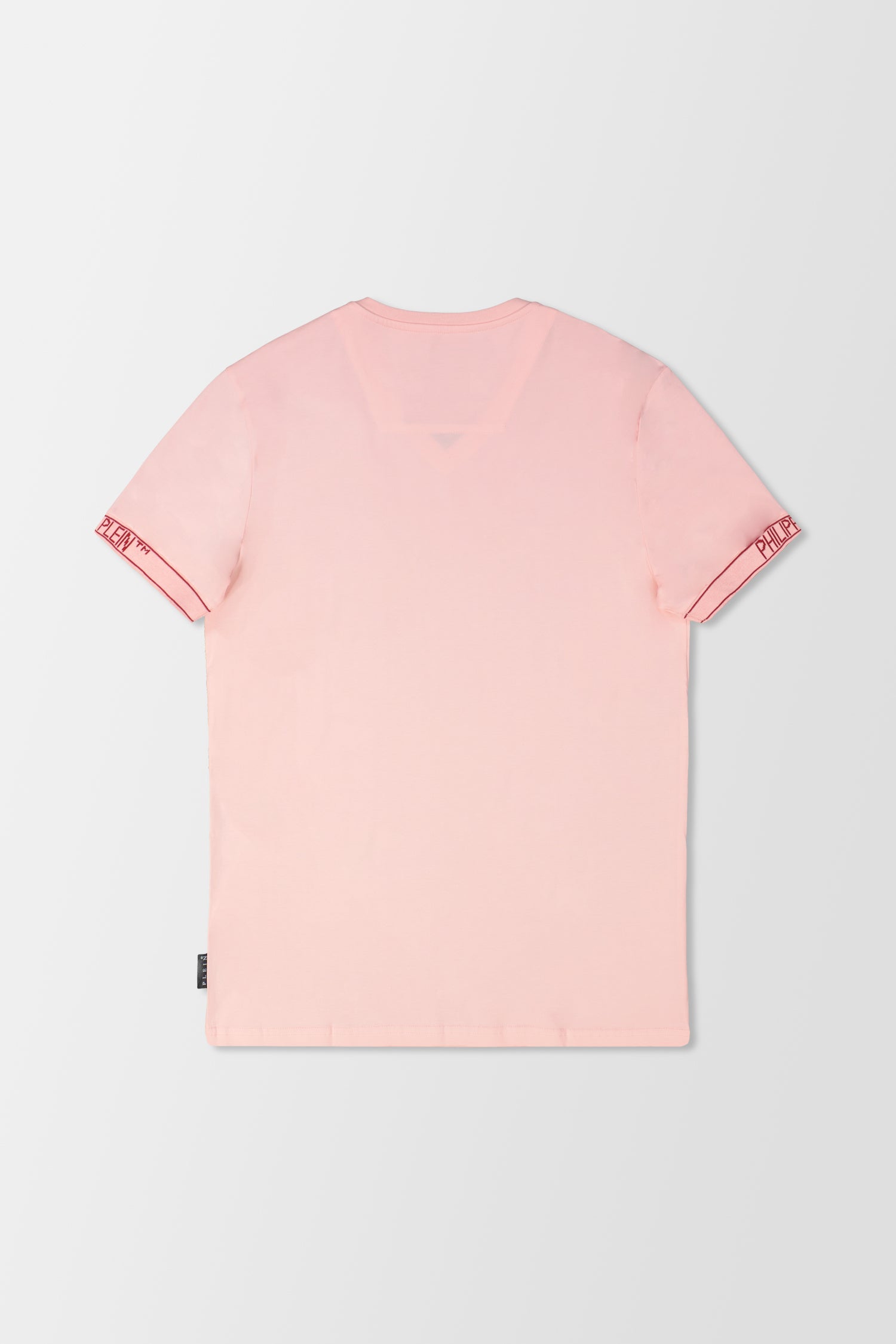 Philipp Plein Rose/Pink SS V-Neck T-Shirt