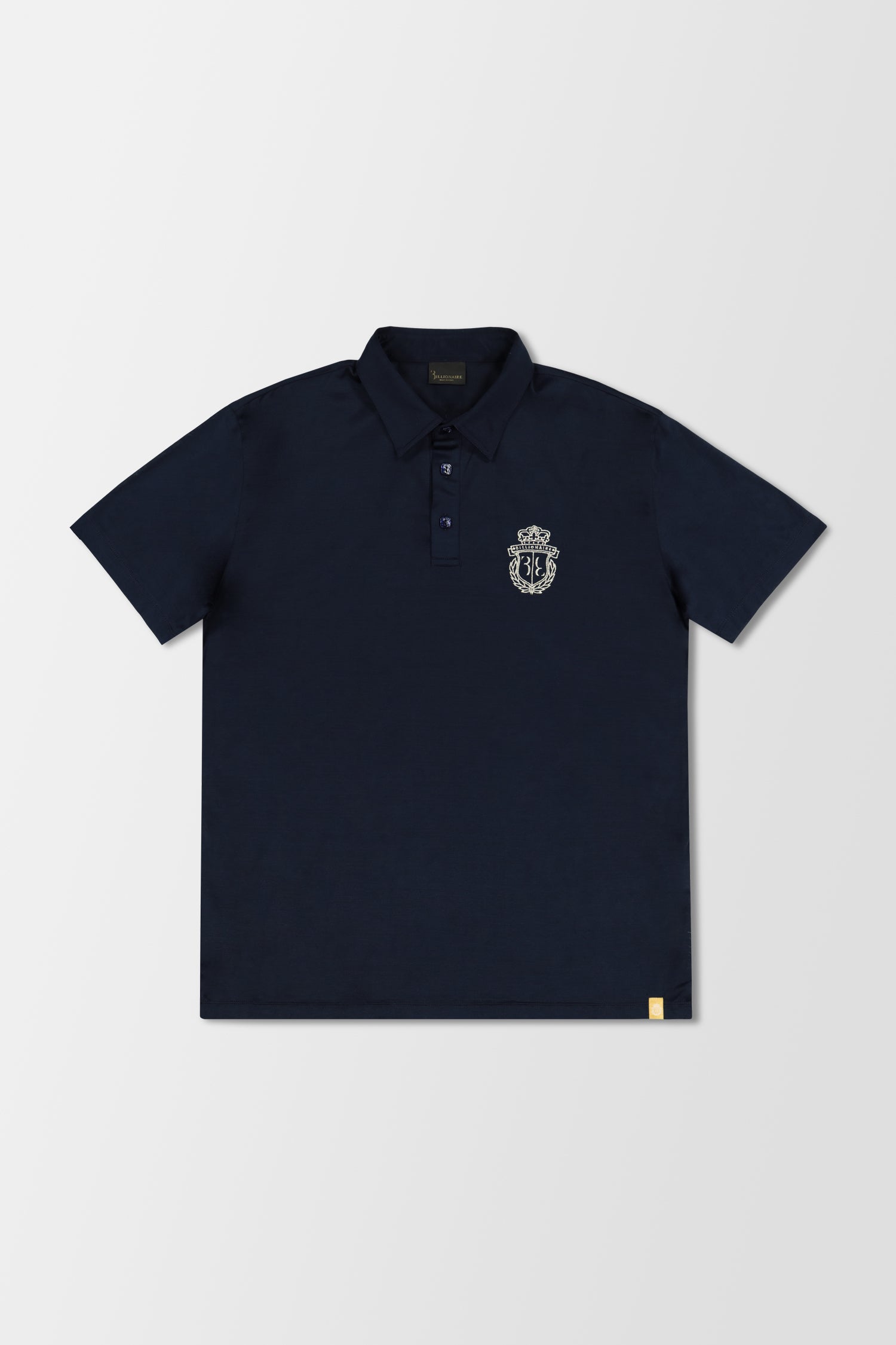 Billionaire Dark Blue Crest Polo