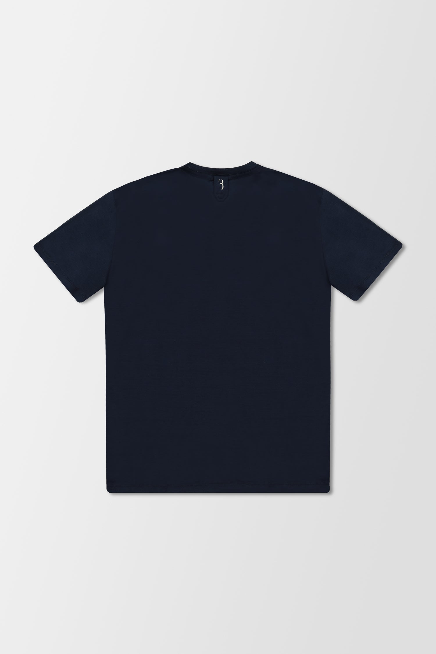 Billionaire Dark Blue Crest V-Neck T-Shirt