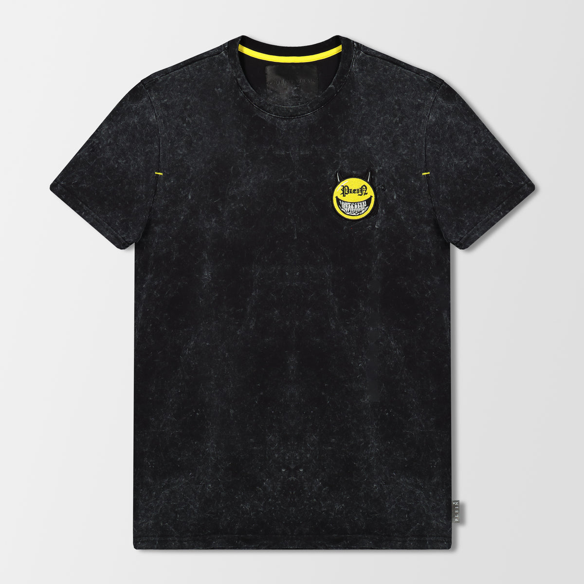 T-shirt Philipp Plein Evil Smile - Taille L, Noir, Col Rond, Manches Courtes, Neuf Avec étiquette
