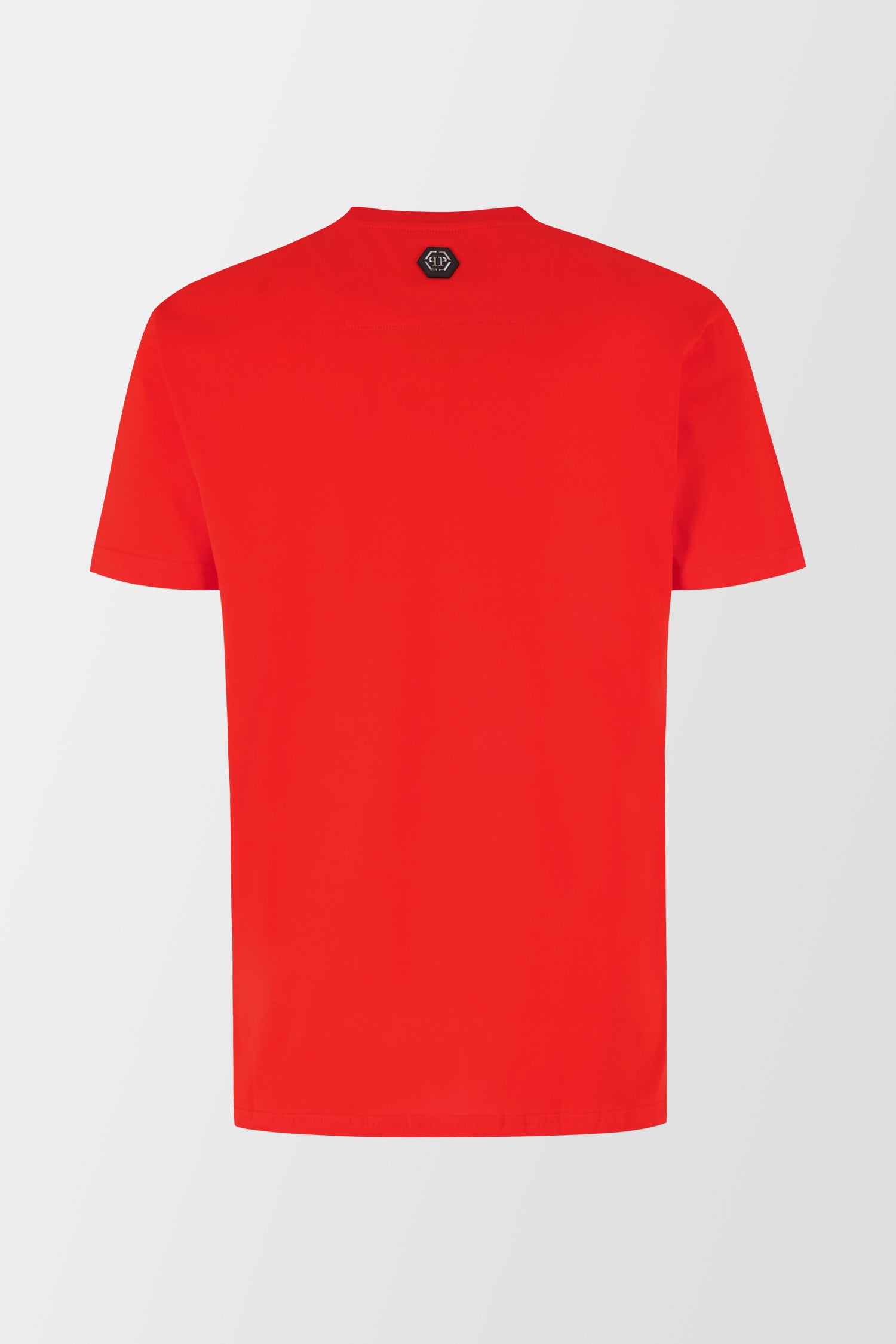 Philipp Plein Red Round Neck SS Monster T-Shirt