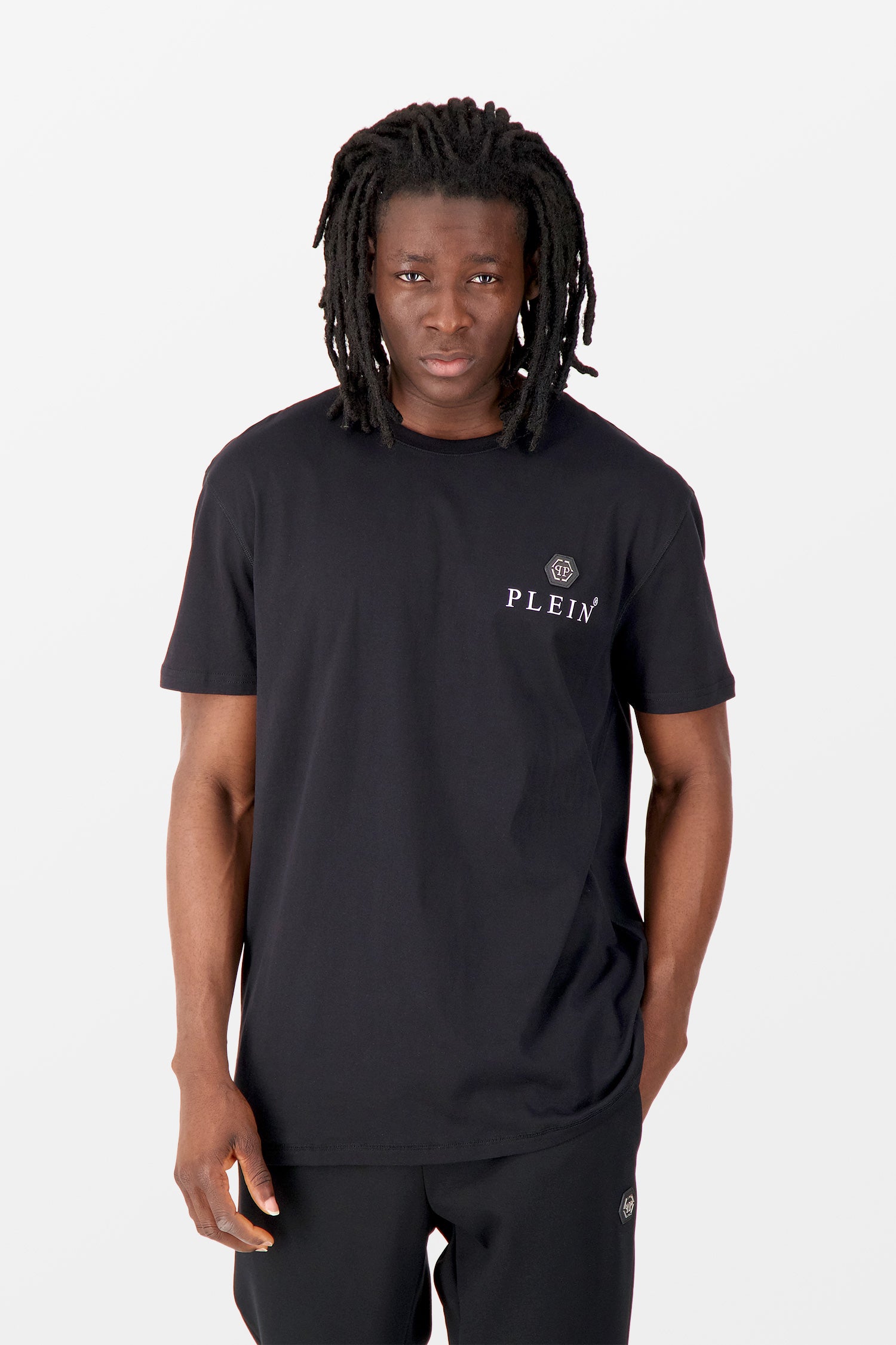Philipp Plein Black Iconic Plein T-Shirt