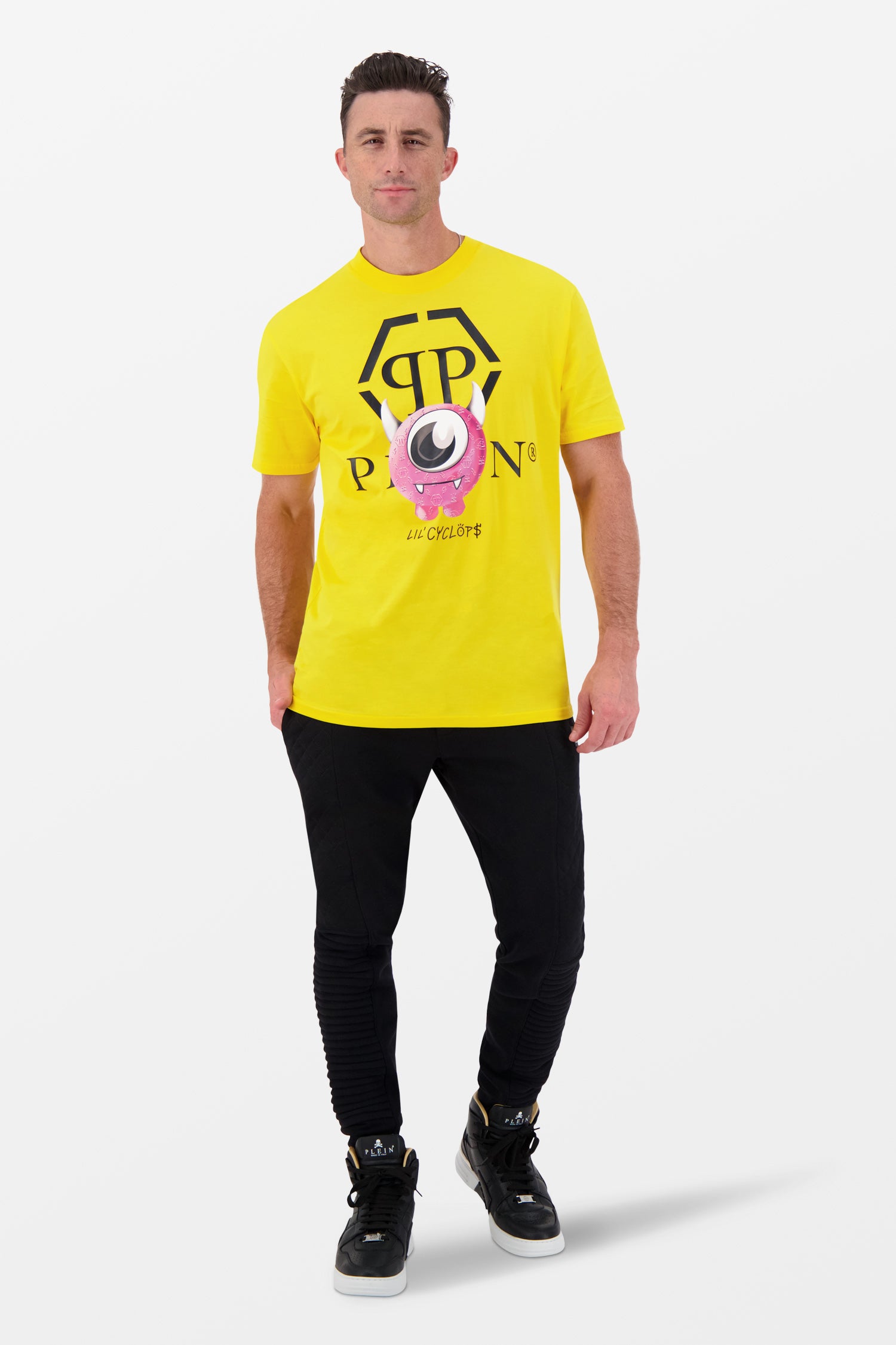 Philipp Plein Yellow Monster T-Shirt