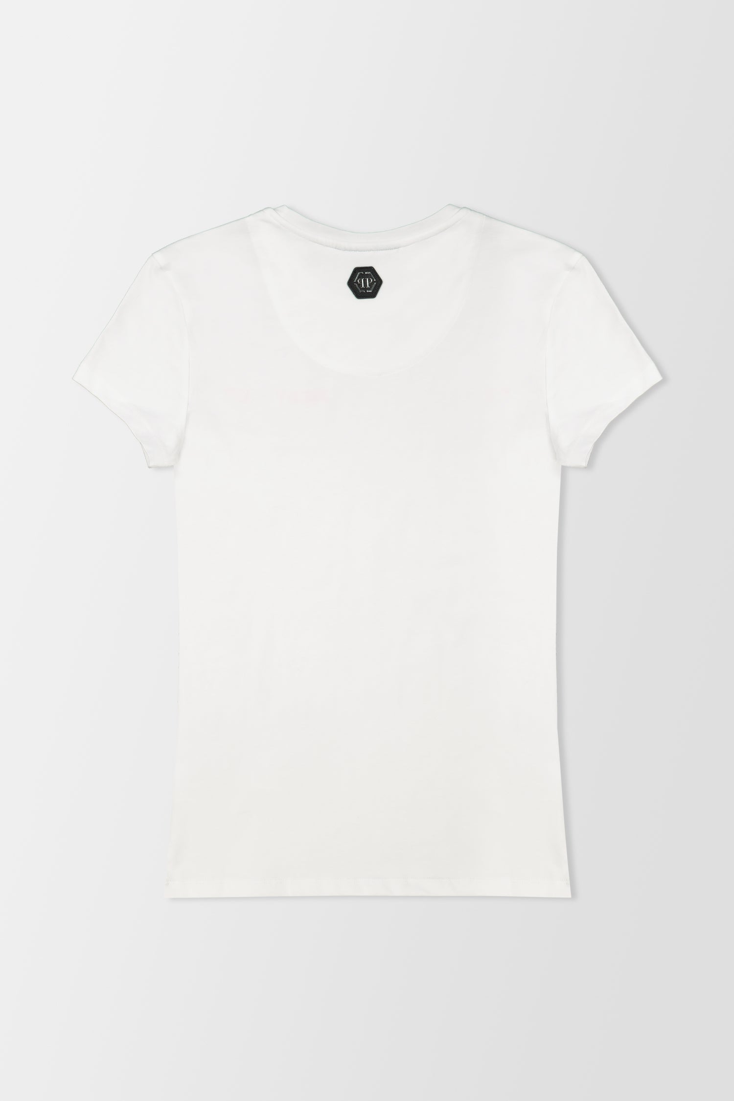 Philipp Plein White Round Neck Plein T-Shirt