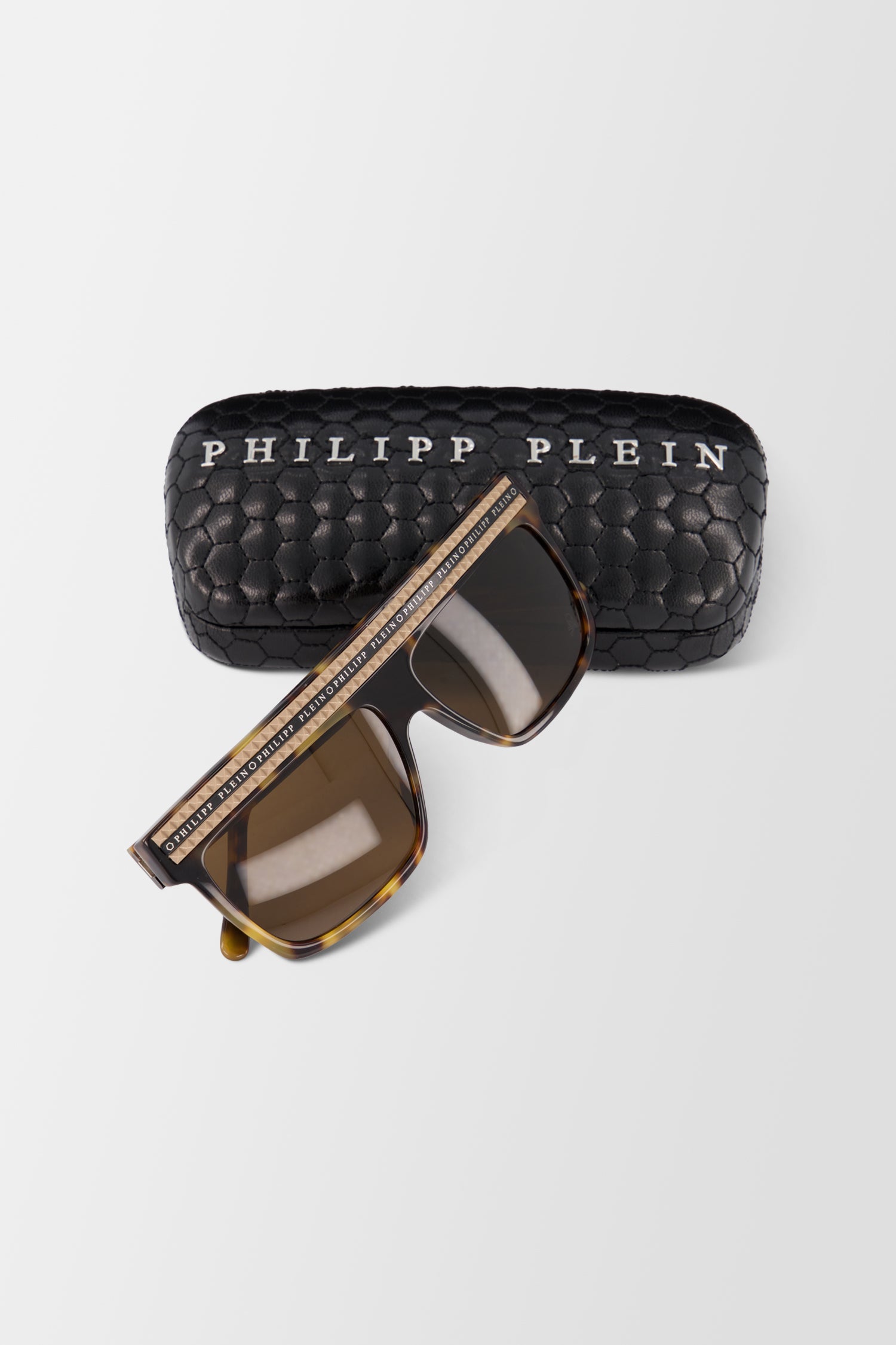 Philipp Plein Beige/Marrone Sunglasses
