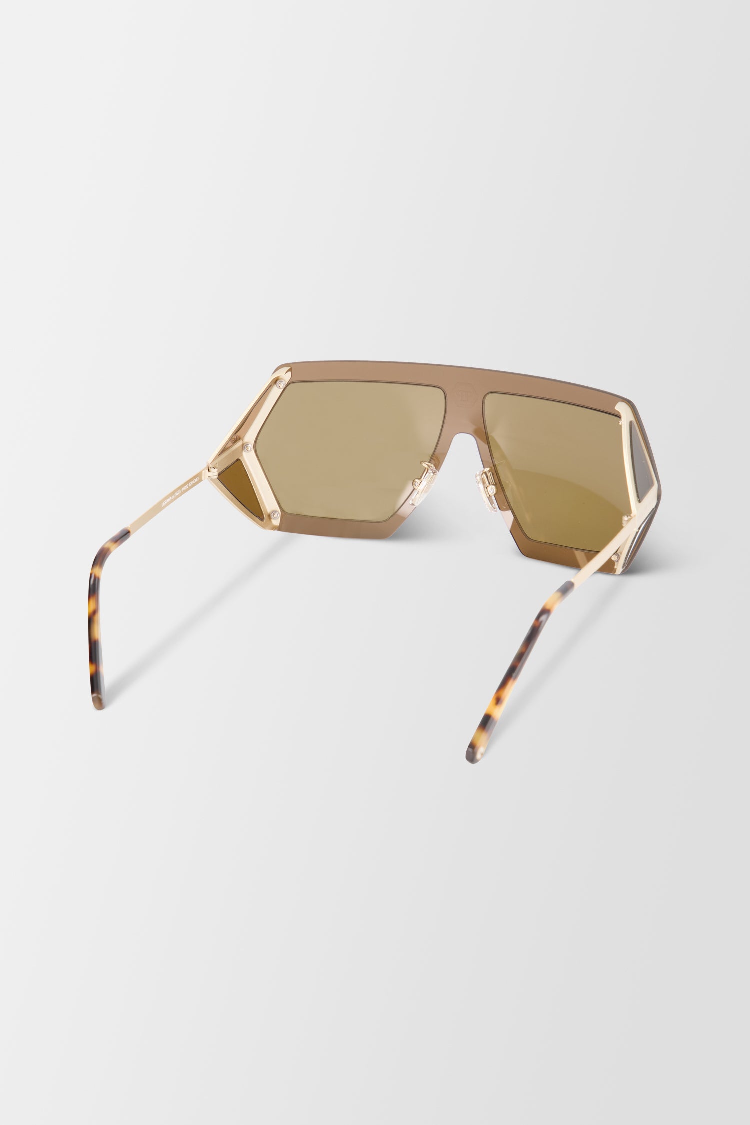 Philipp Plein Gold/Brown Sunglasses