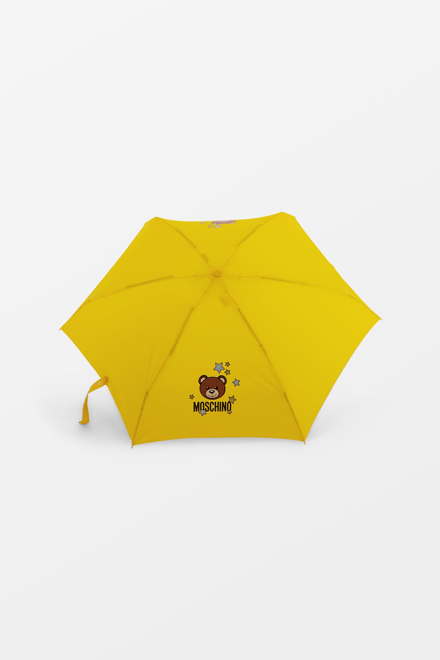 Moschino Toy Stars Compact Yellow Umbrella