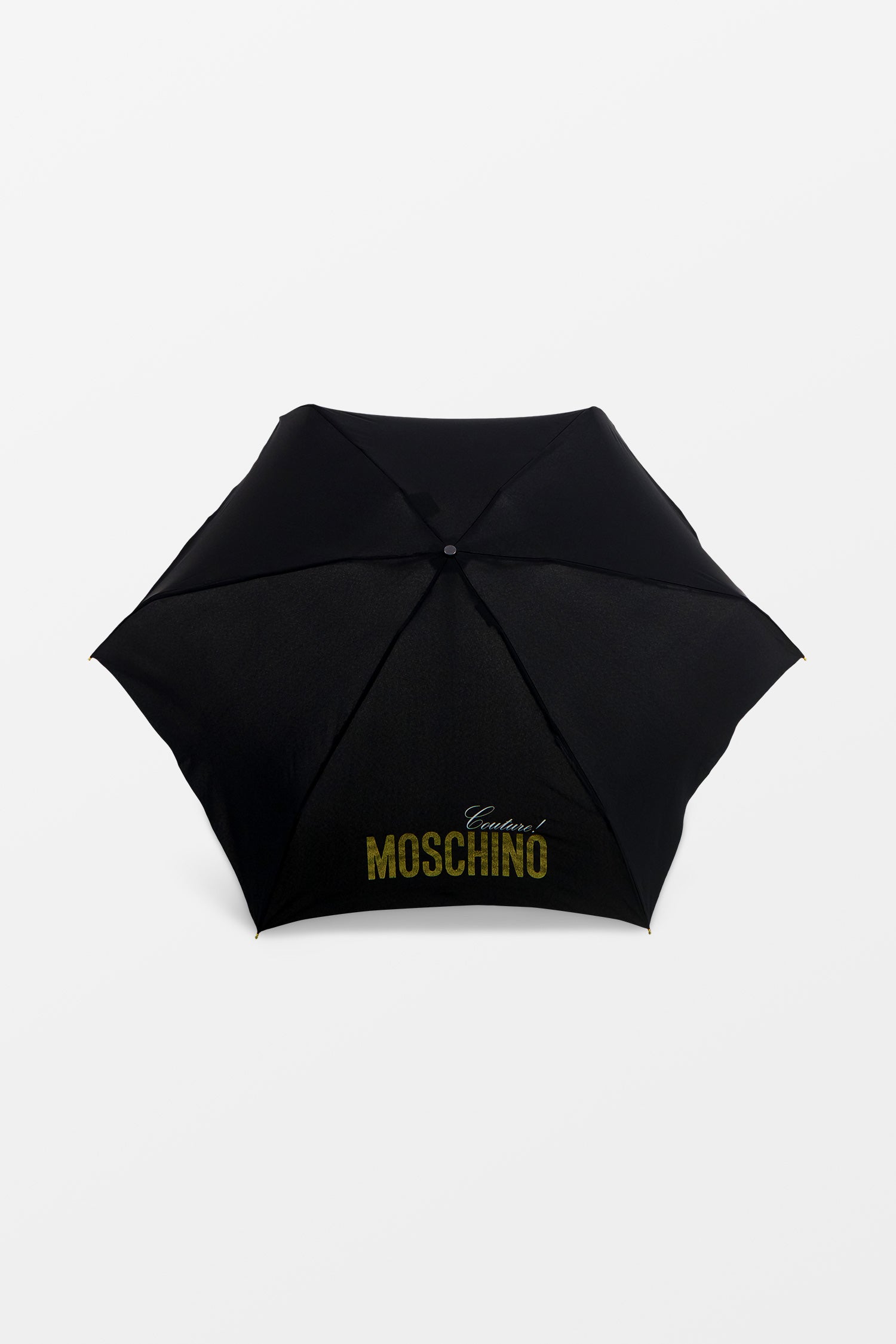 Moschino Gold Supermini Umbrella