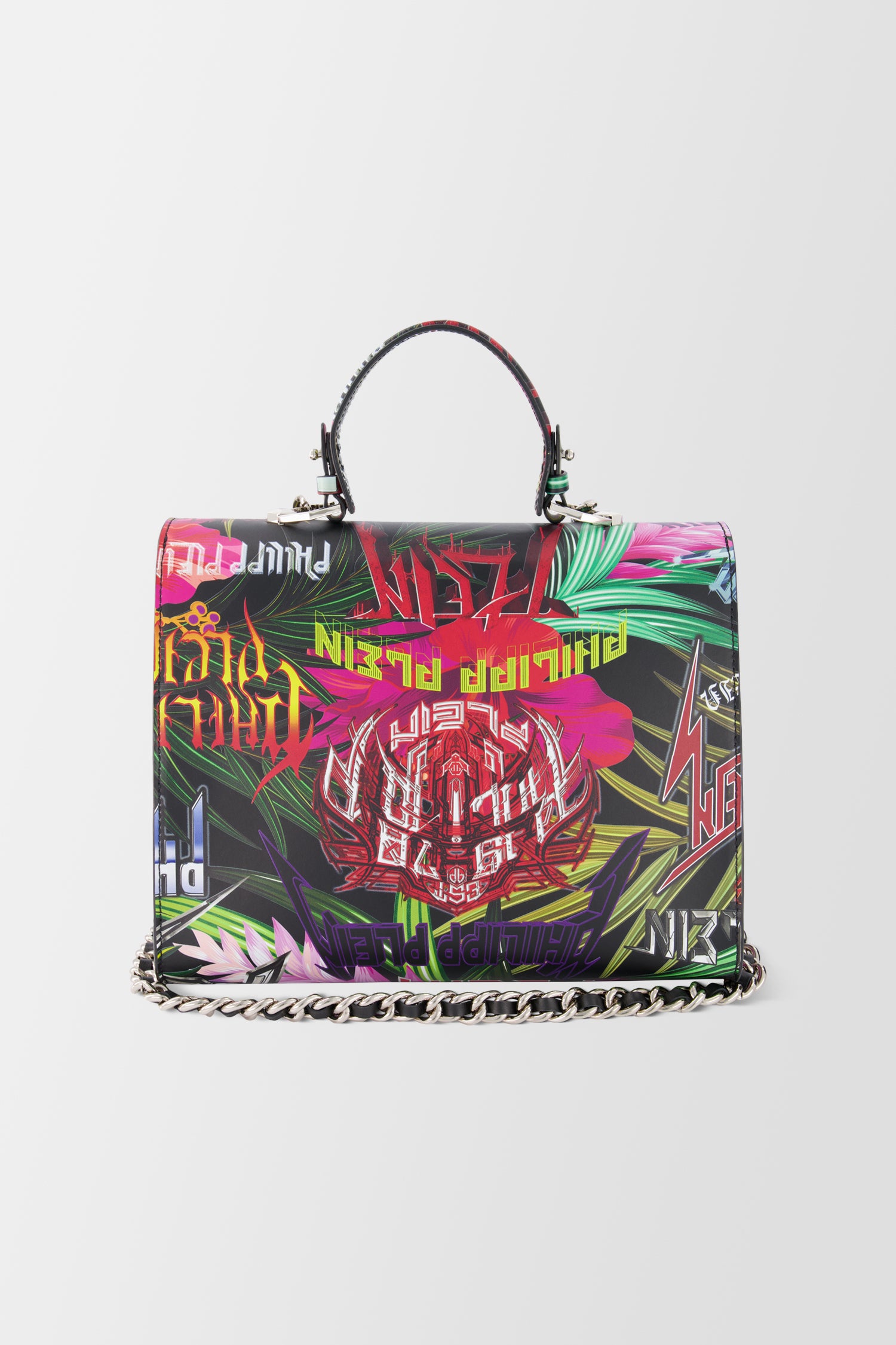 Philipp Plein  Multicolour Jungle Rock Handle Bag