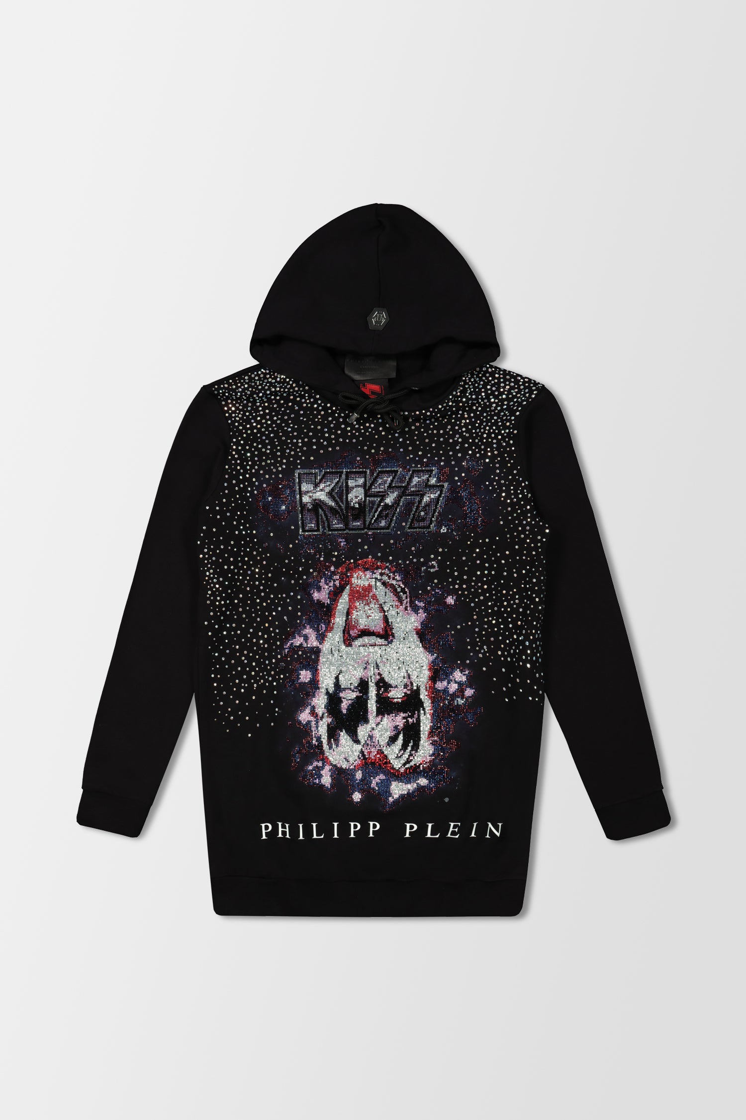 Philipp Plein Dress Rock B Black Hoodie Sweatshirt