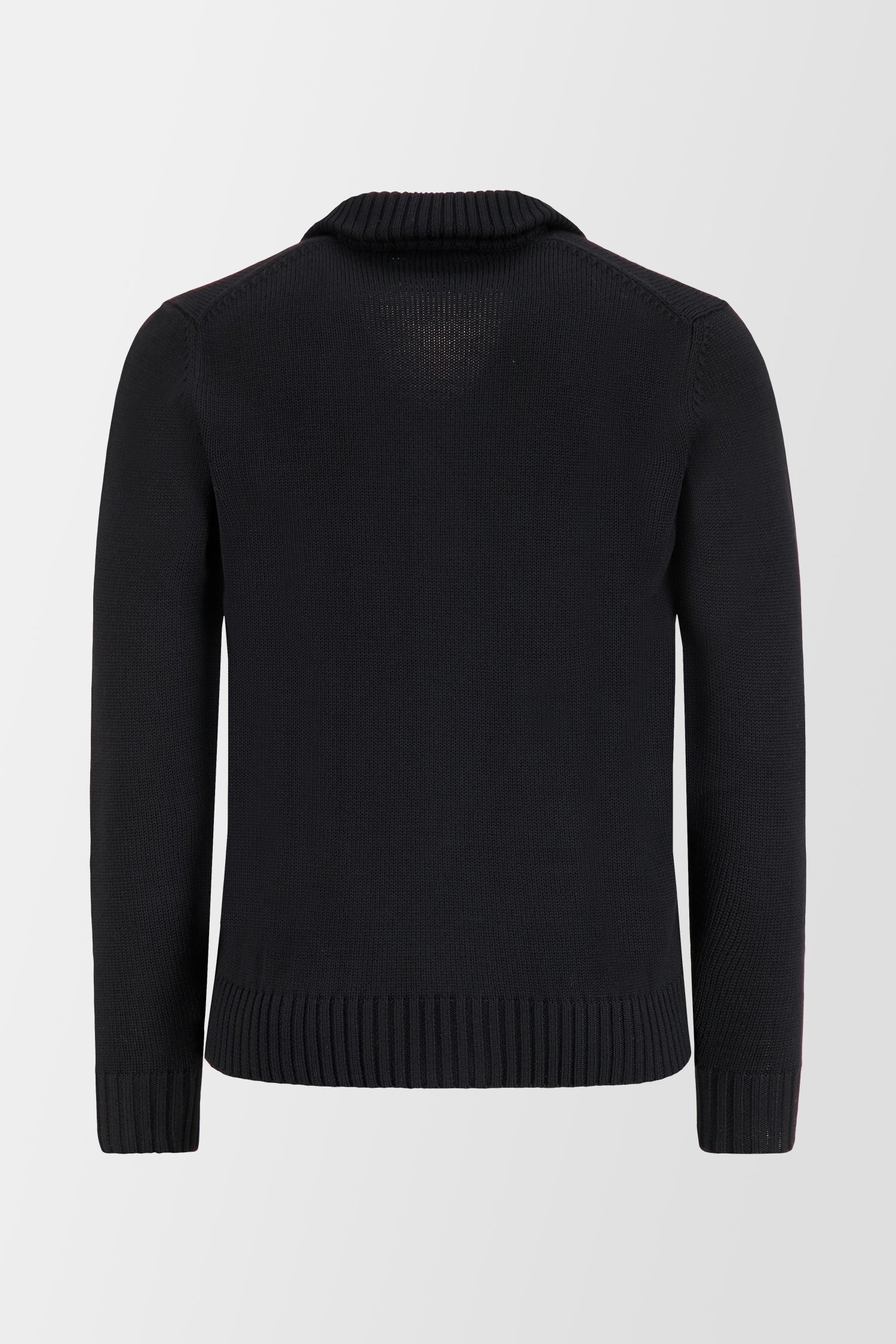 Zanone Black Chioto Mock Neck Sweater