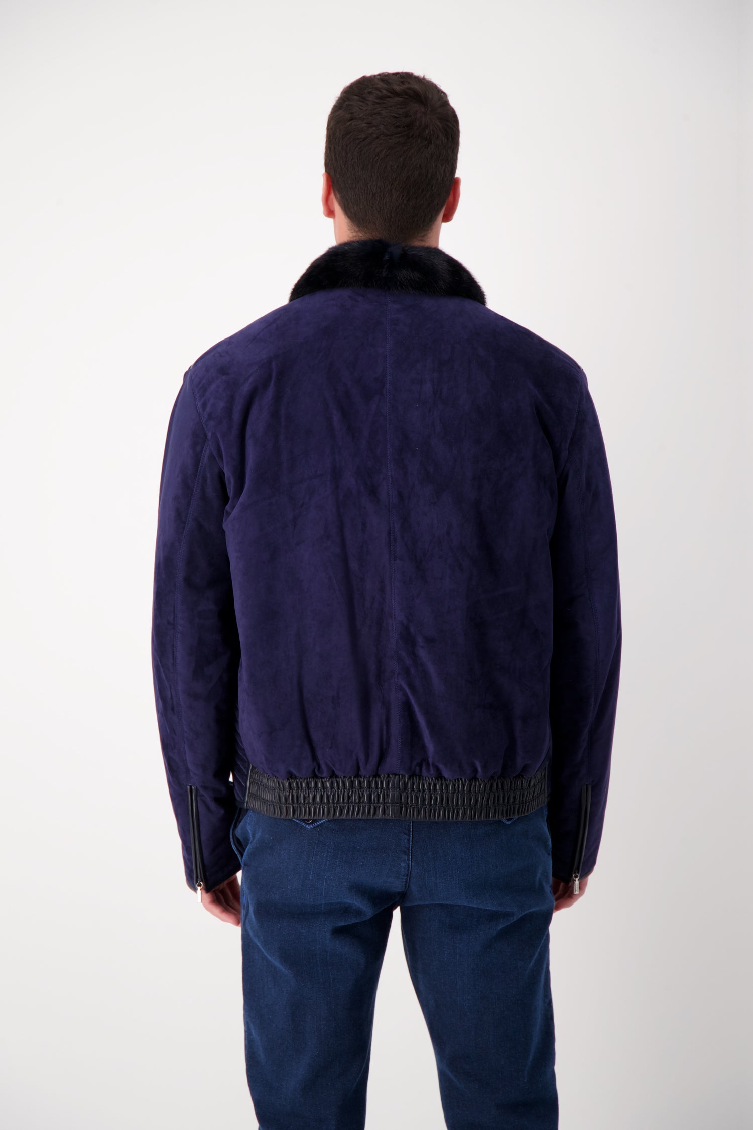 Zilli Navy Quilted Jacket