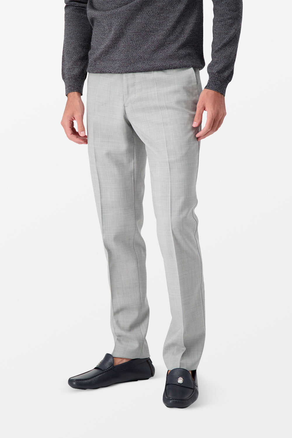 Incotex Light Grey Classic Trousers